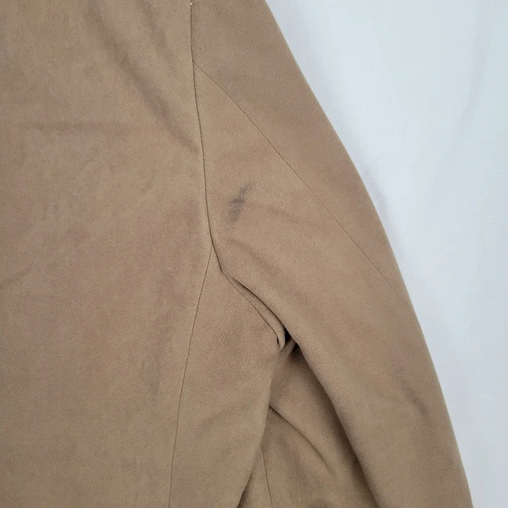 Mens Cricketeer Feinsons‎ Blazer Sport Coat 2 Button Tan Suede Like VTG 40R